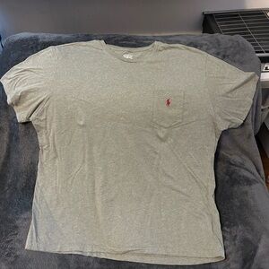 Polo by Ralph Lauren Men's Light Gray Tee